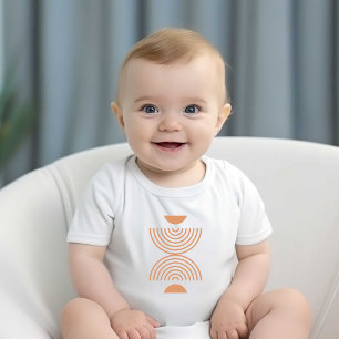 Modern Print Baby kids White tshirts