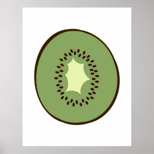 Modern print of a Kiwi Fruit for your kitchen