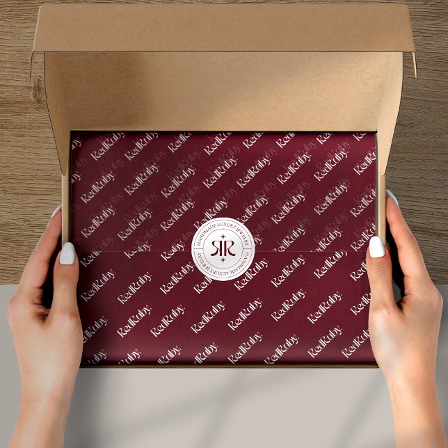 Modern Product Packaging Logo Tissue Paper (Creator Uploaded)