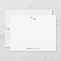 Modern Professional 2 Monogram Classic Dark Grey