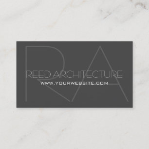 Modern Professional Architecture Business Card