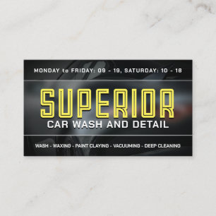 Modern professional automotive business card