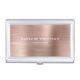 Modern Professional Brushed Metal Rose Gold