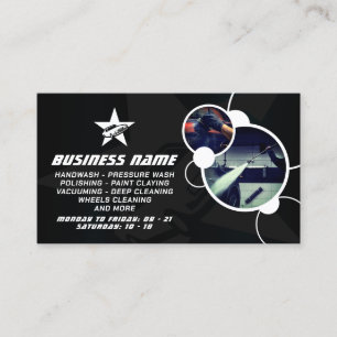 Modern professional bubble image business card