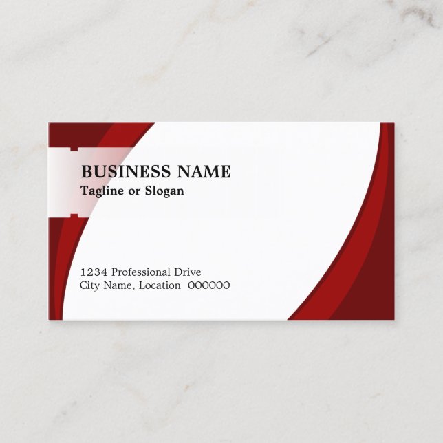 Modern Professional Business Card (Front)