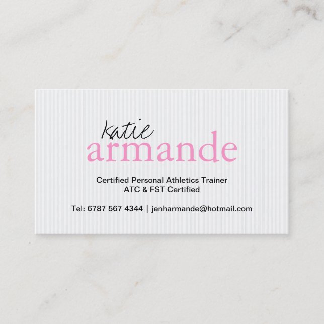 Modern Professional Business Card (Front)