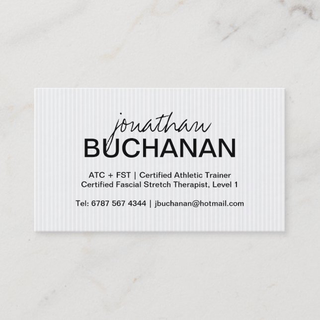 Modern Professional Business Card (Front)