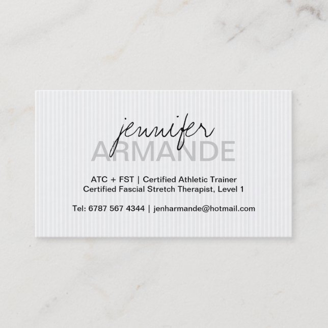 Modern Professional Business Card (Front)