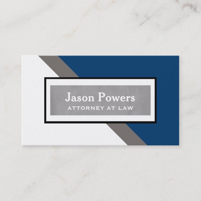 modern professional business card double sided (Front)