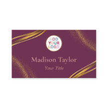 Modern Professional Business Cards with QR Code