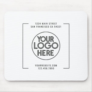 Modern Professional Business Company Custom Logo  Mouse Pad