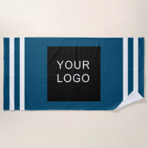 Modern Professional Business Logo Blue Stripe  