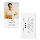 Modern Professional Business Photo Business Card