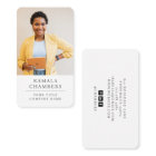 Modern Professional Business Photo Business Card