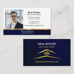 Modern Professional Business Photo Portrait & Logo Calling Card