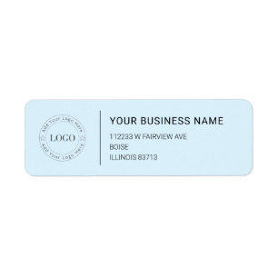Modern Professional Business Return Address Return Address Label