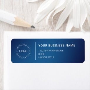 Modern Professional Business Return Address Return Address Label