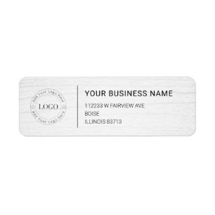 Modern Professional Business Return Address Return Address Label