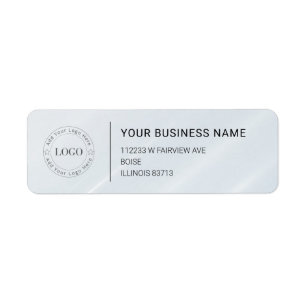 Modern Professional Business Return Address Return Address Label