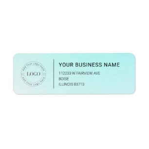 Modern Professional Business Return Address Return Address Label