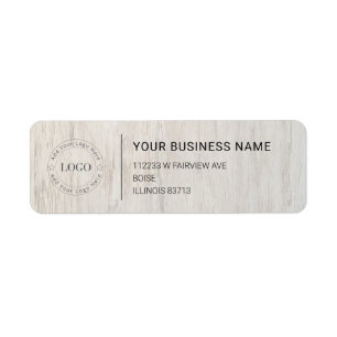 Modern Professional Business Return Address Return Address Label