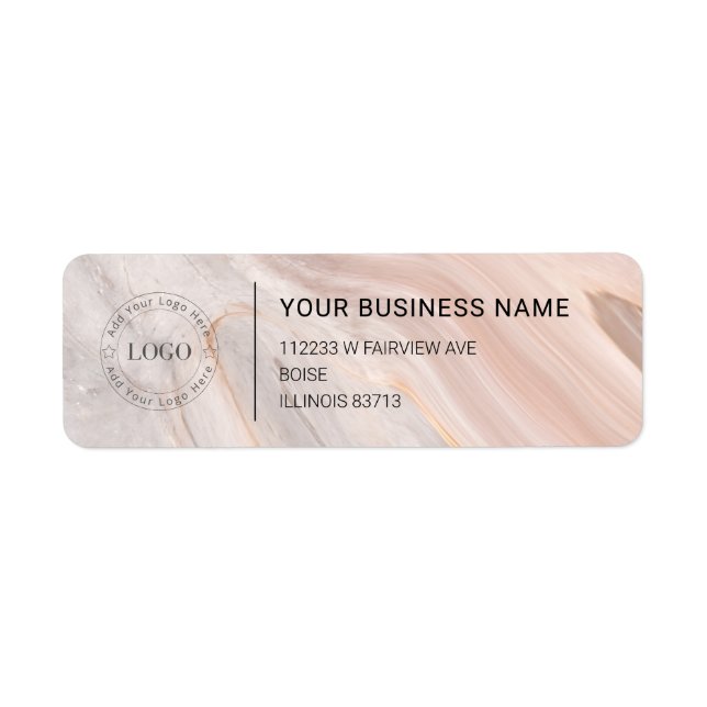 Modern Professional Business Return Address Return Address Label (Front)