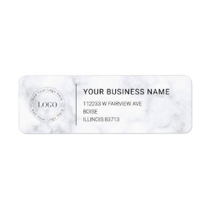 Modern Professional Business Return Address Return Address Label