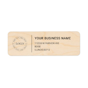 Modern Professional Business Return Address Return Address Label