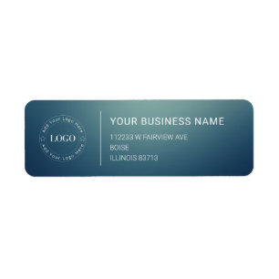 Modern Professional Business Return Address Return Address Label