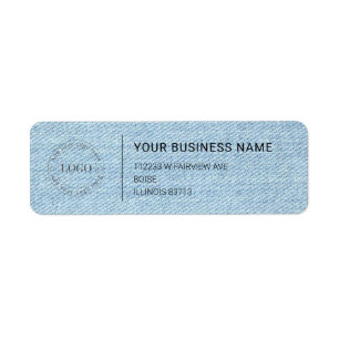 Modern Professional Business Return Address Return Address Label