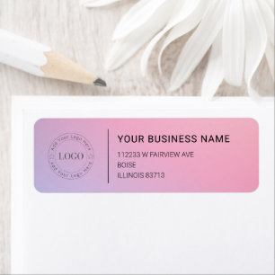 Modern Professional Business Return Address Return Address Label