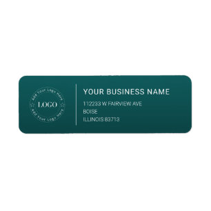 Modern Professional Business Return Address Return Address Label