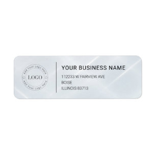 Modern Professional Business Return Address Return Address Label