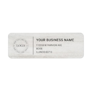 Modern Professional Business Return Address Return Address Label