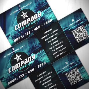 Modern professional car detailing Flyer