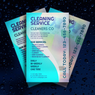 Modern professional cleaning service Flyer