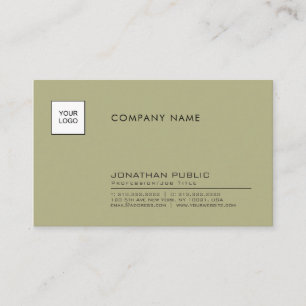 Modern Professional Company Logo Elegant Template Business Card