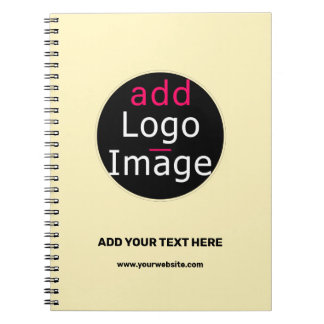 Modern Professional Customisable Business Vanilla  Notebook