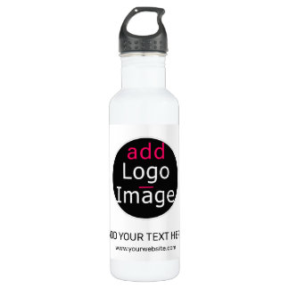 Modern Professional Customizable Business White 710 Ml Water Bottle