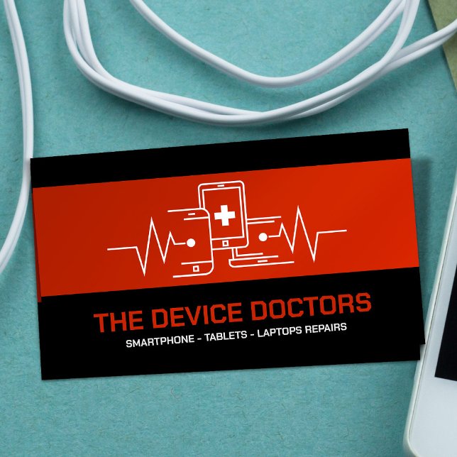 Modern Professional Device Repair Business Card (Creator Uploaded)
