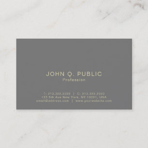 Modern Professional Elegant Creative UV Matte Business Card