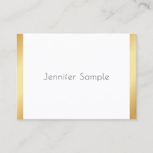 Modern Professional Elegant Trendy Template Gold Business Card