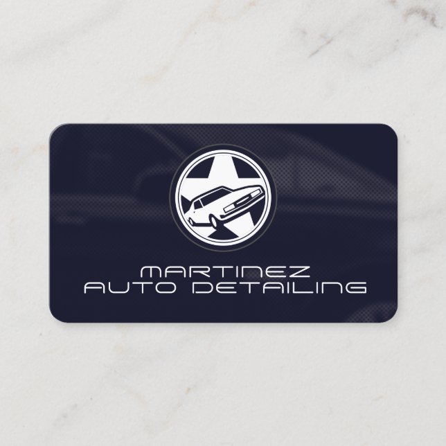 Modern professional giant logo automotive  busines business card (Front)