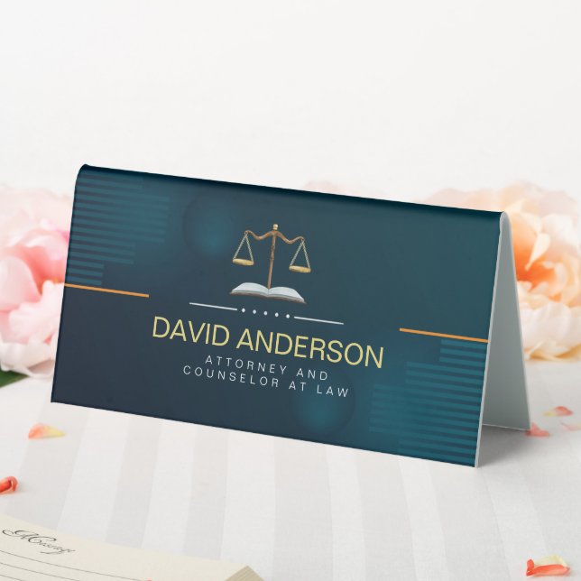 Modern Professional Green Gold Lawyer  (In SItu (Wedding))
