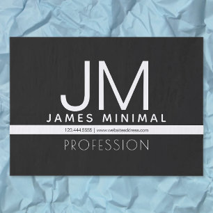 Modern Professional Minimal Design   Black & White Tissue Paper