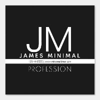 Modern Professional Minimal Design | Black & White