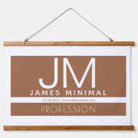 Modern Professional Minimal Design | Brown & White