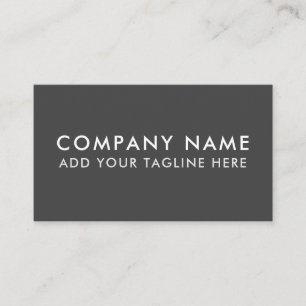 Modern Professional Minimalist Executive Generic B Business Card
