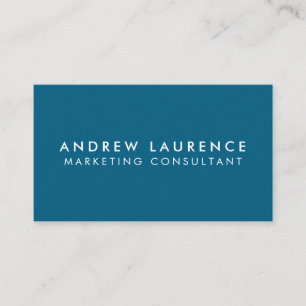 Modern Professional Minimalist Executive Generic B Business Card