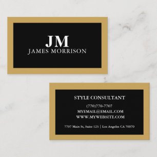 Modern Professional Minimalist Executive Generic Business Card